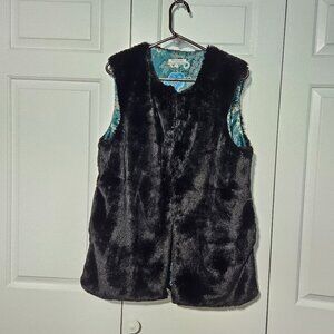 Long Faux Fur Vest